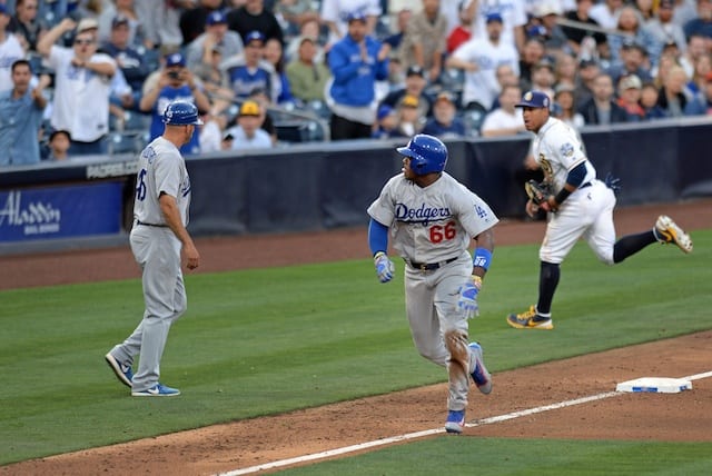 Yasiel-puig-chris-woodward