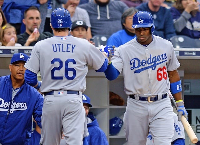 Yasiel-puig-dave-roberts-chase-utley