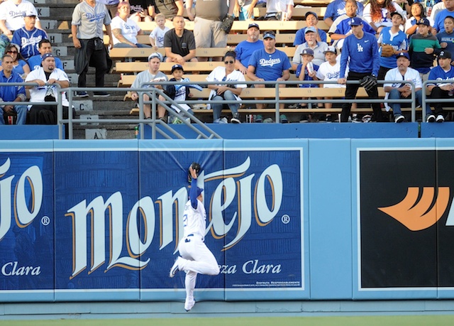 Dodgers Video: Trayce Thompson Robs Manny Machado Of Extra-base Hit And Rbi