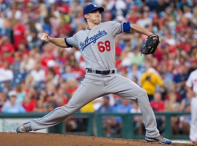 Los Angeles Dodgers pitcher Ross Stripling