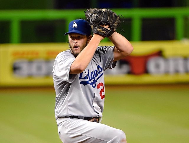 Los Angeles Dodgers pitcher Clayton Kershaw in a start at Marlins Park