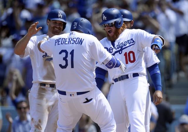 Logan-forsythe-adrian-gonzalez-joc-pederson-justin-turner-1