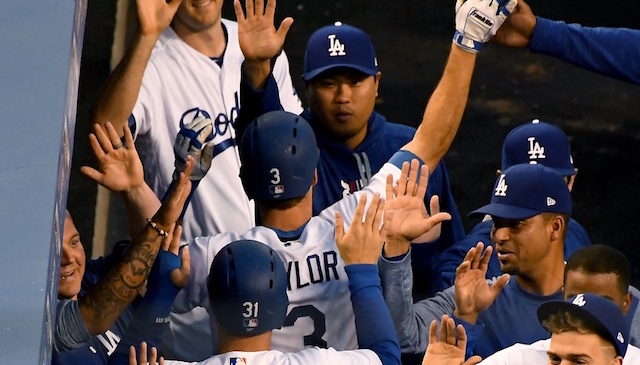 Joc-pederson-hyun-jin-ryu-chris-taylor