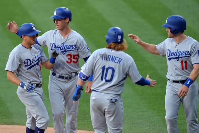 Austin-barnes-cody-bellinger-logan-forsythe-justin-turner