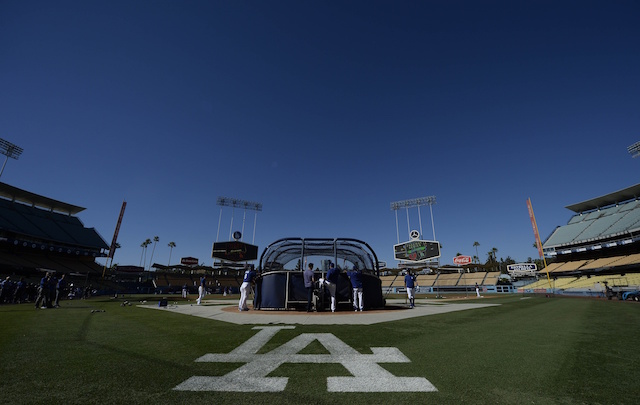 Dodger-stadium-batting-practice-view