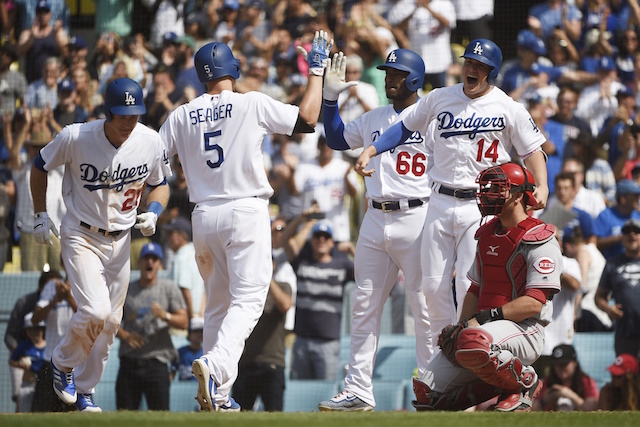 Kiké-hernandez-yasiel-puig-corey-seager-chase-utley