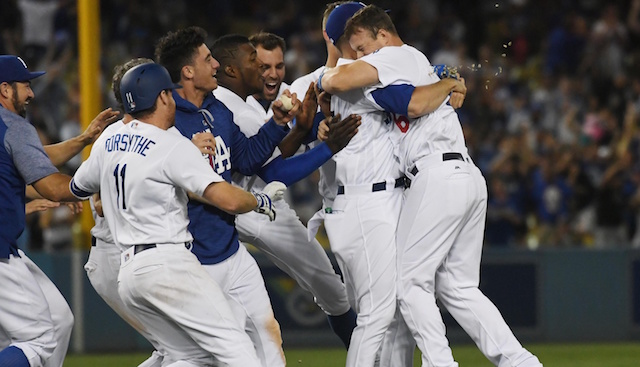 Cody-bellinger-kyle-farmer-logan-forsythe-adrian-gonzalez-yasiel-puig-chris-taylor