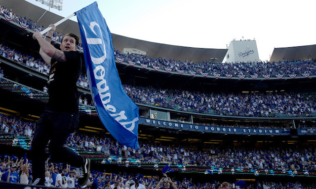 Dodger Stadium fans