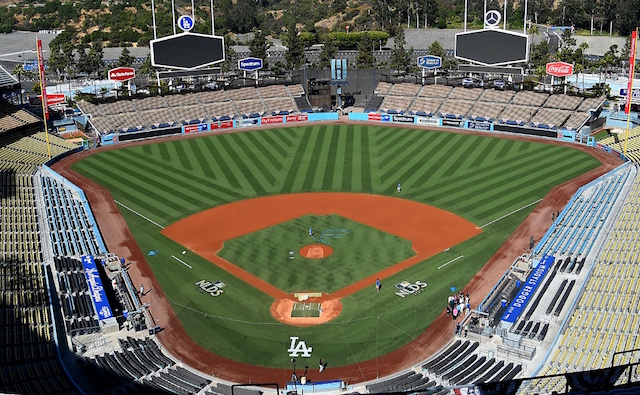 Dodger Stadium view, 2017 NLDS