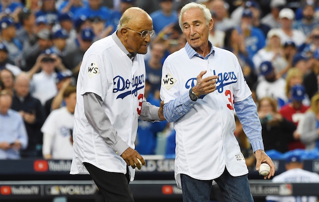 Sandy Koufax, Don Newcombe, Dodgers