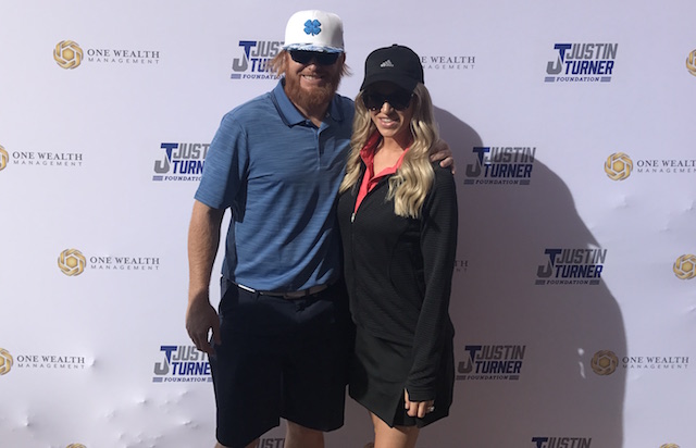 Justin Turner, Kourtney Turner, Justin Turner Foundation