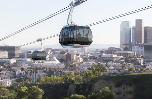 Dodger Stadium aerial transportation, gondola