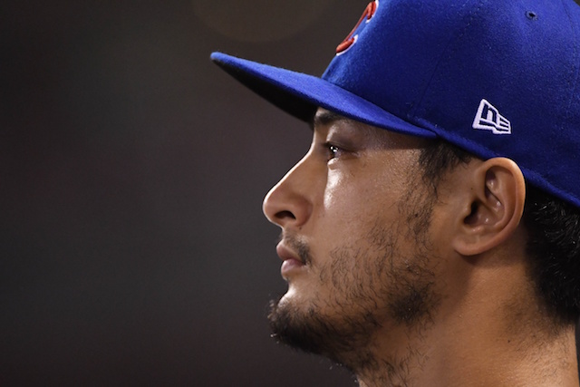 Chicago Cubs starting pitcher Yu Darvish