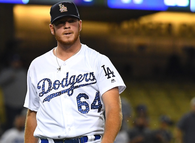 Los Angeles Dodgers pitcher Caleb Ferguson