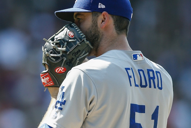 Los Angeles Dodgers relief pitcher Dylan Floro