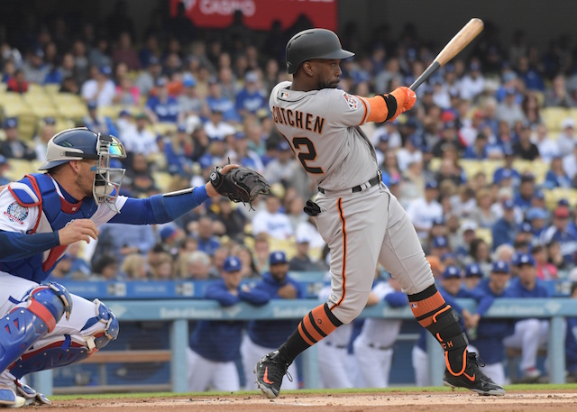 Yasmani Grandal, Andrew McCutchen, Los Angeles Dodgers, San Francisco Giants