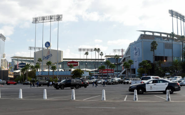 Dodger Stadium parking lot