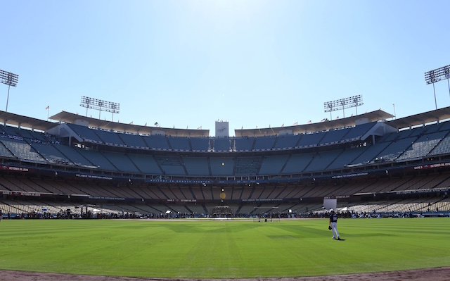 Dodger Stadium view, 2018 World Series