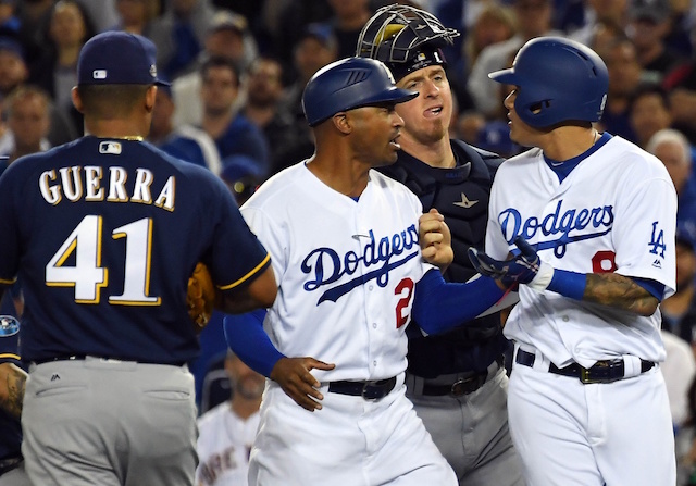 George Lombard, Manny Machado, 2018 NLCS