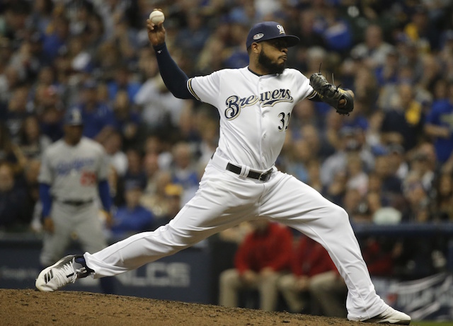 Jeremy Jeffress, Brewers, 2018 NLCS