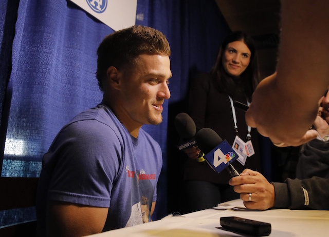 Kiké Hernández, Alanna Rizzo, 2018 World Series