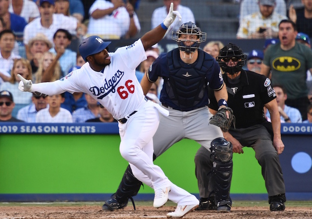 Yasiel Puig, 2018 NLCS