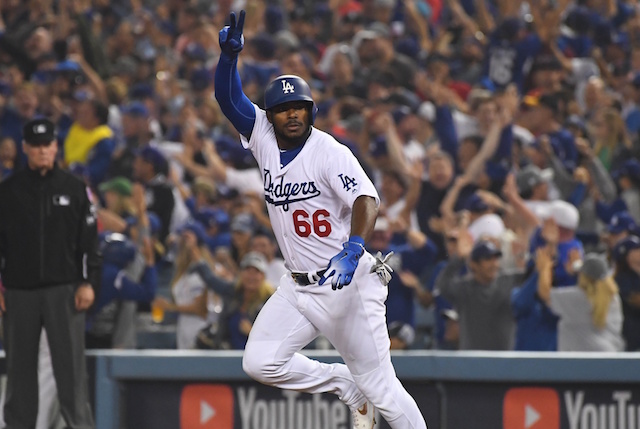 Yasiel Puig, 2018 World Series