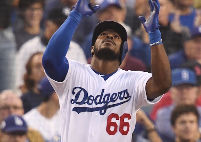 Yasiel Puig, 2018 World Series