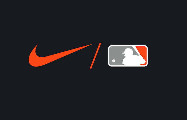 MLB, Nike logo