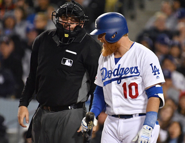 Justin Turner, umpire