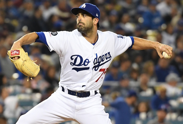 Los Angeles Dodgers relief pitcher Scott Alexander