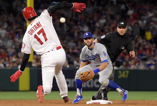 Los Angeles Dodgers infielder Chris Taylor