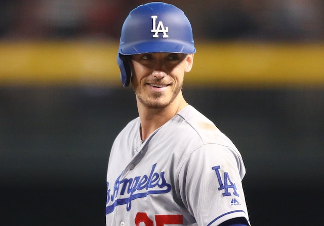 Los Angeles Dodgers right fielder Cody Bellinger during a game against the Arizona Diamondbacks