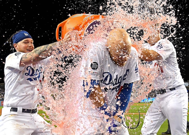 Matt Beaty, Joc Pederson, Alex Verdugo, Dodgers walk-off win