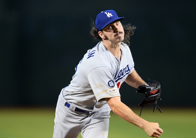 Los Angeles Dodgers starting pitcher Tony Gonsolin against the Arizona Diamondbacks