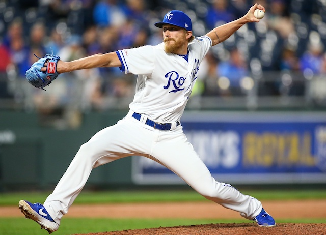 Kansas City Royals relief pitcher Jake Diekman