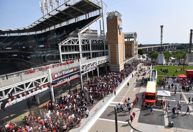 Progressive Field entrance, 2019 All-Star Game