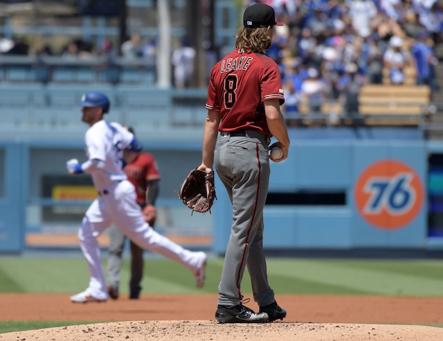 Los Angeles Dodgers All-Star Cody Bellinger rounds the bases after hitting a home run against the Arizona Diamondbacks