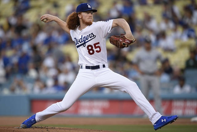 Los Angeles Dodgers pitcher Dustin May makes his MLB debut against the San Diego Padres