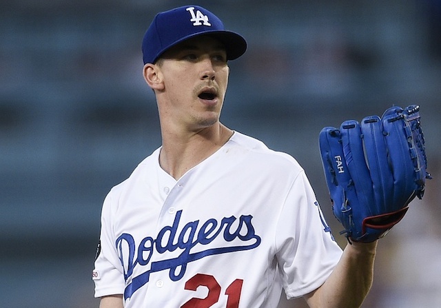 Los Angeles Dodgers starting pitcher Walker Buehler against the Arizona Diamondbacks