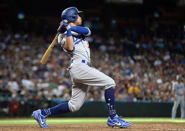 Los Angeles Dodgers All-Star Cody Bellinger hits a game-tying home run against the Arizona Diamondbacks