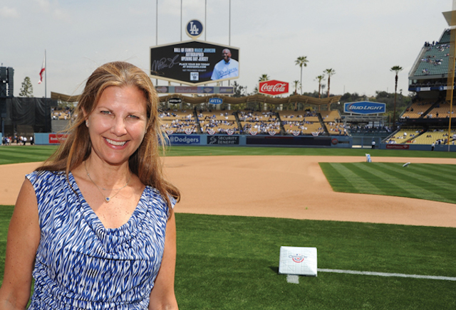 Los Angeles Dodgers senior vice president of planning and development Janet Marie Smith at Dodger Stadium