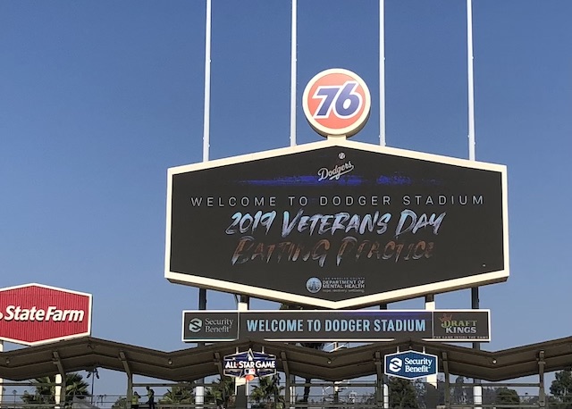 Veterans Day 2019, Dodger Stadium