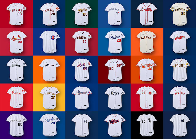 Official images of all 30 MLB jerseys designed by Nike