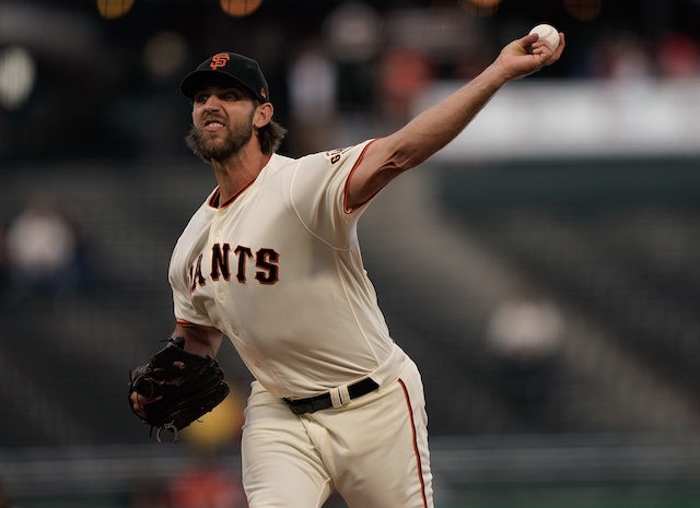 San Francisco Giants starting pitcher Madison Bumgarner