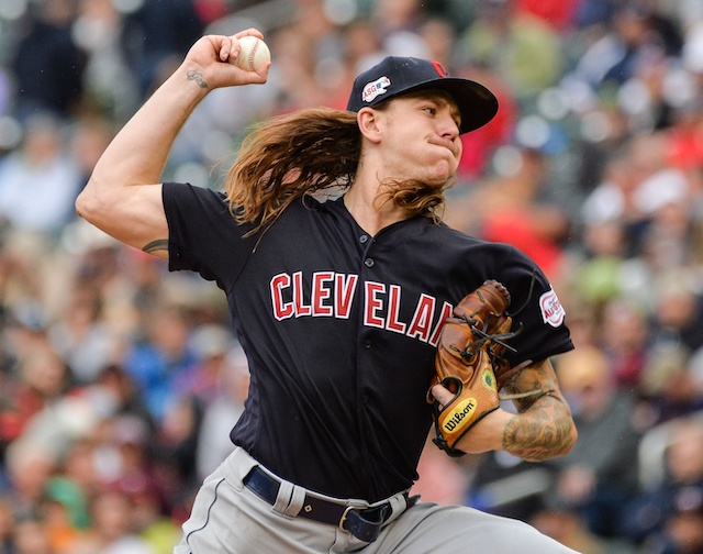 Cleveland Indians starting pitcher Mike Clevinger