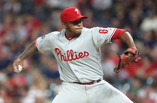 Former Philadelphia Phillies relief pitcher Edubray Ramos