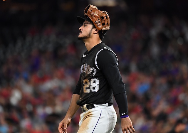 Colorado Rockies All-Star third baseman Nolan Arenado