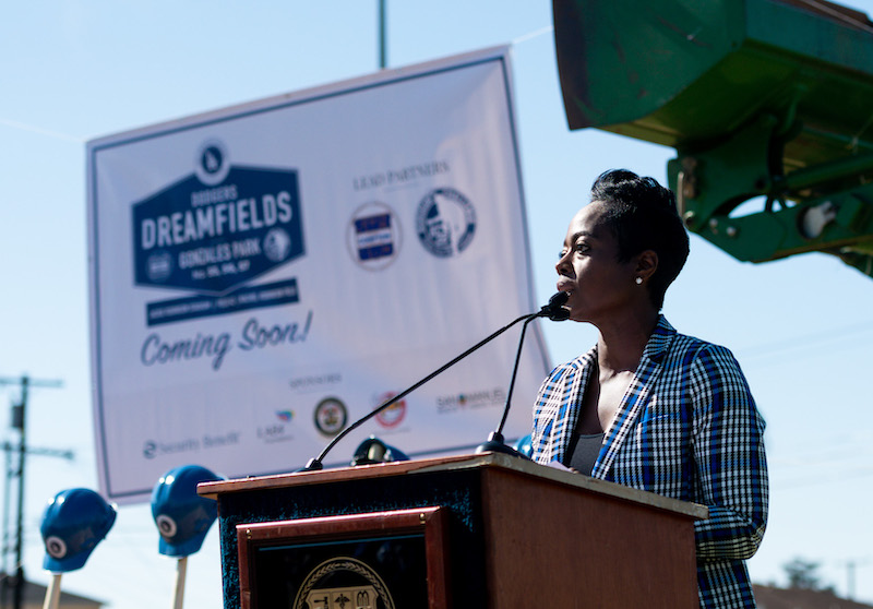 Nichol Whiteman, Los Angeles Dodgers Foundation Dodgers Dreamfields