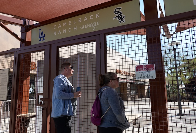 Fans, Camelback Ranch entrance